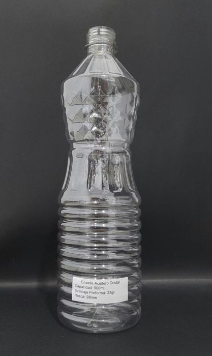 Envase Aceitero Cristal 900