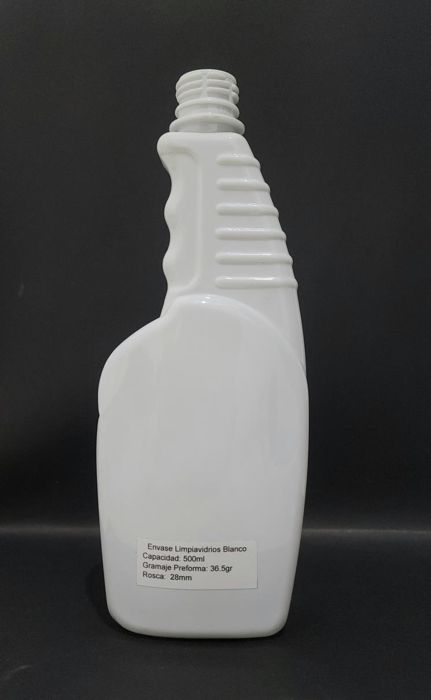 Envase Limpiavidrios Blanco 500