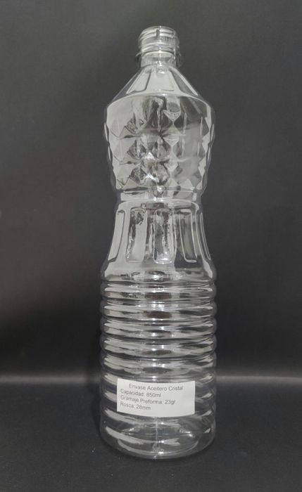Envase Aceitero Cristal 850