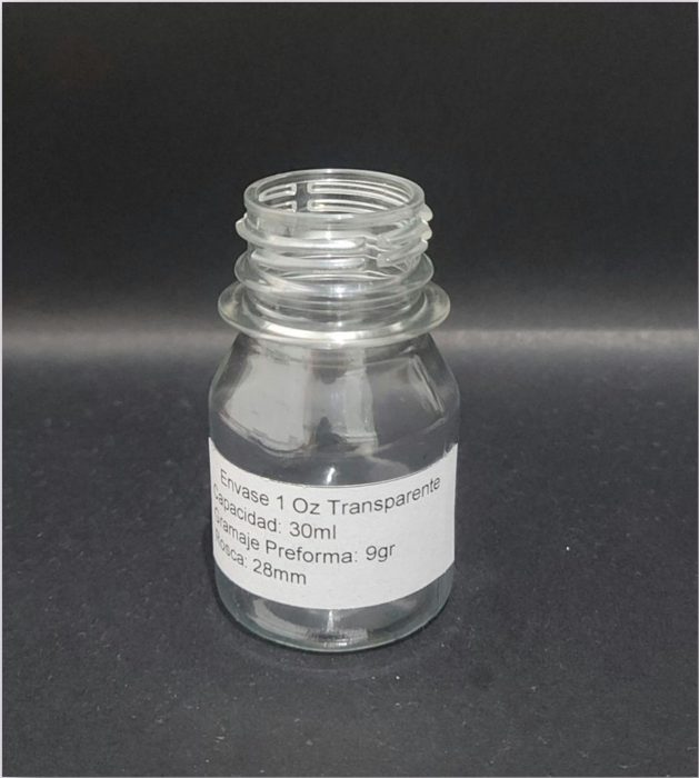 Envase 1 Oz Transparente