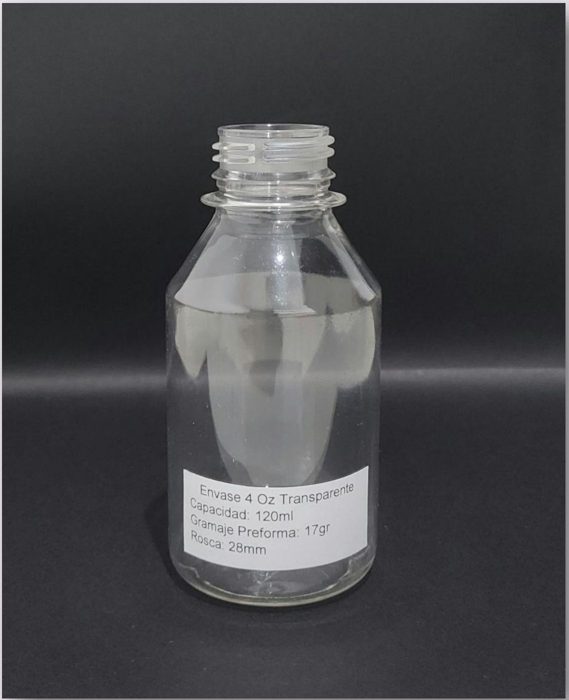 Envase 4 Oz Transparente